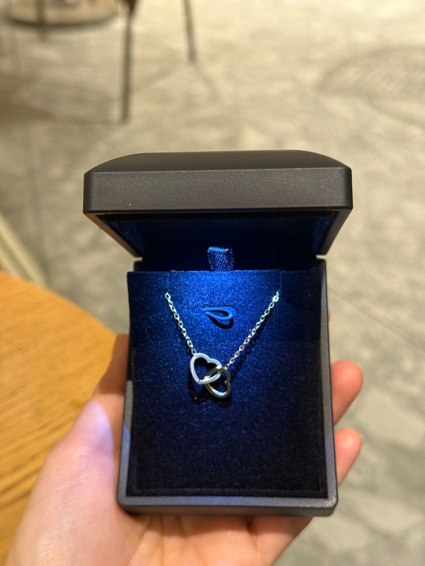 14 AYAR ALTIN KAPLAMA ÇİFT KALP KOLYE